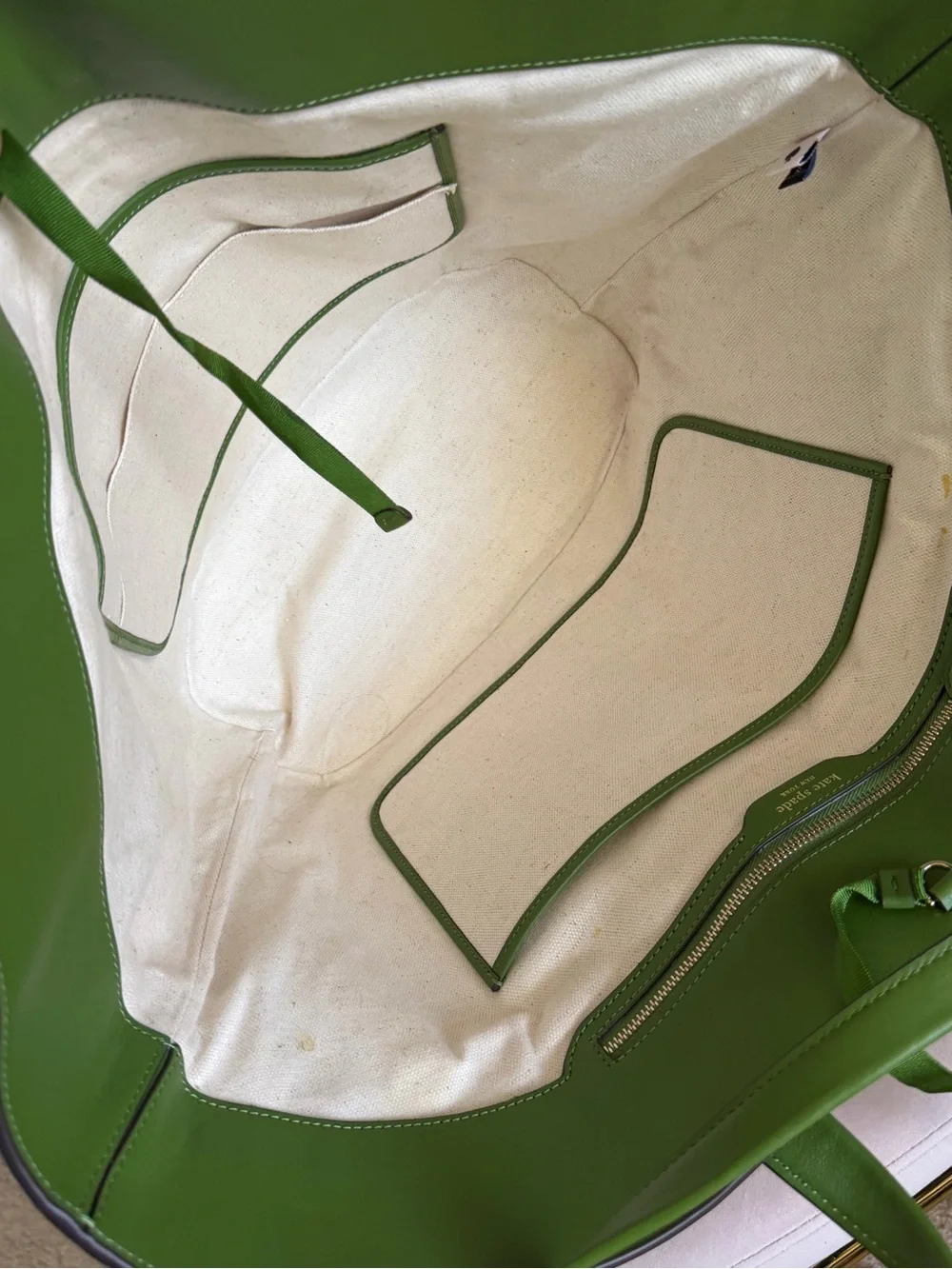 kate spade ♠️ The Pier Palm Fronds Canvas Large Tote 🌴